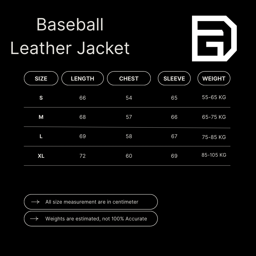 Black Baseball Leather Jacket