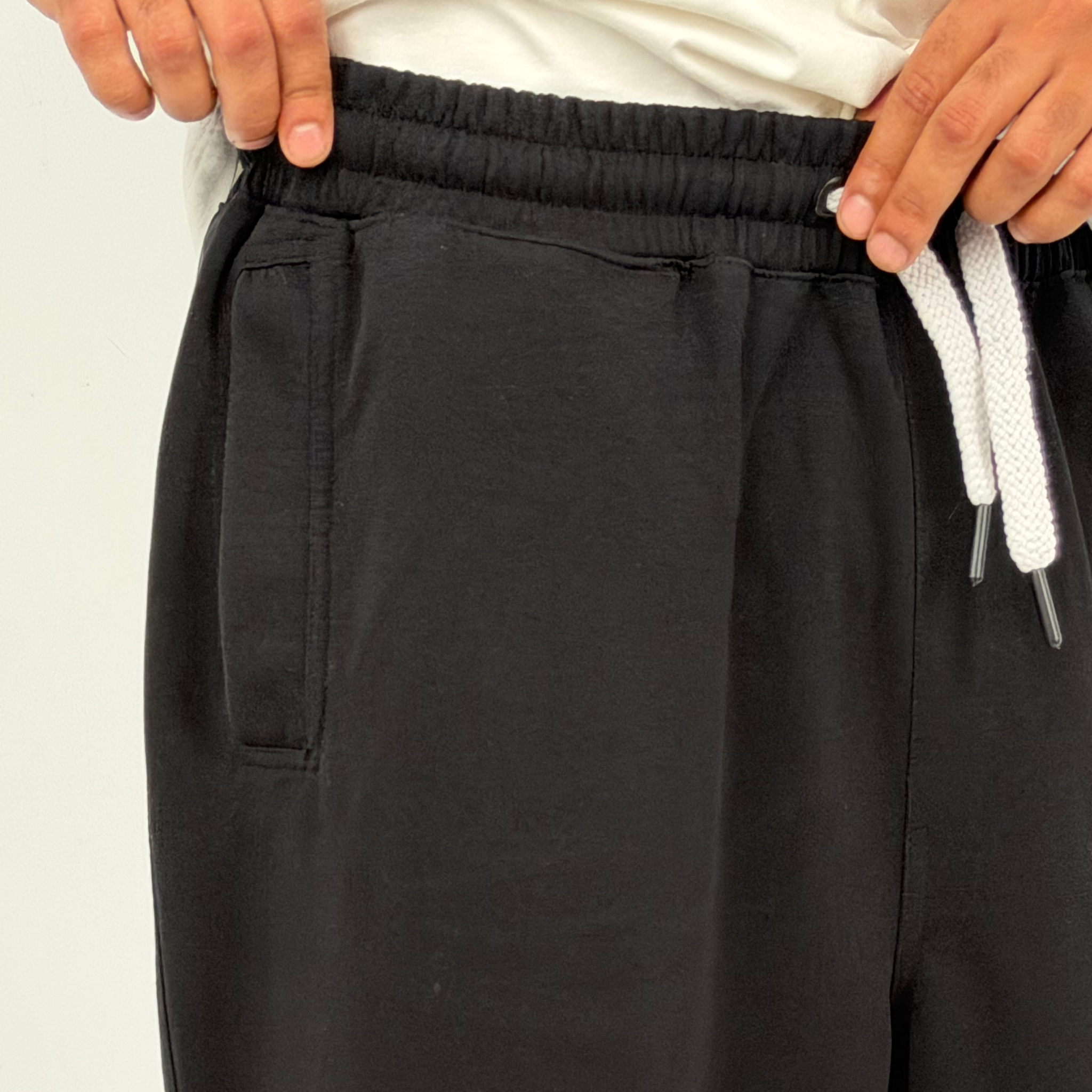 Black Baggy Sweatpants