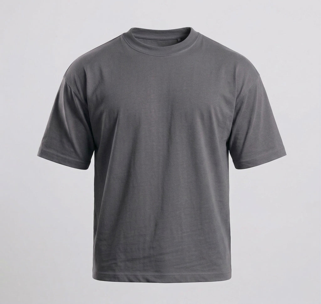 Dark Grey Boxy-TShirt