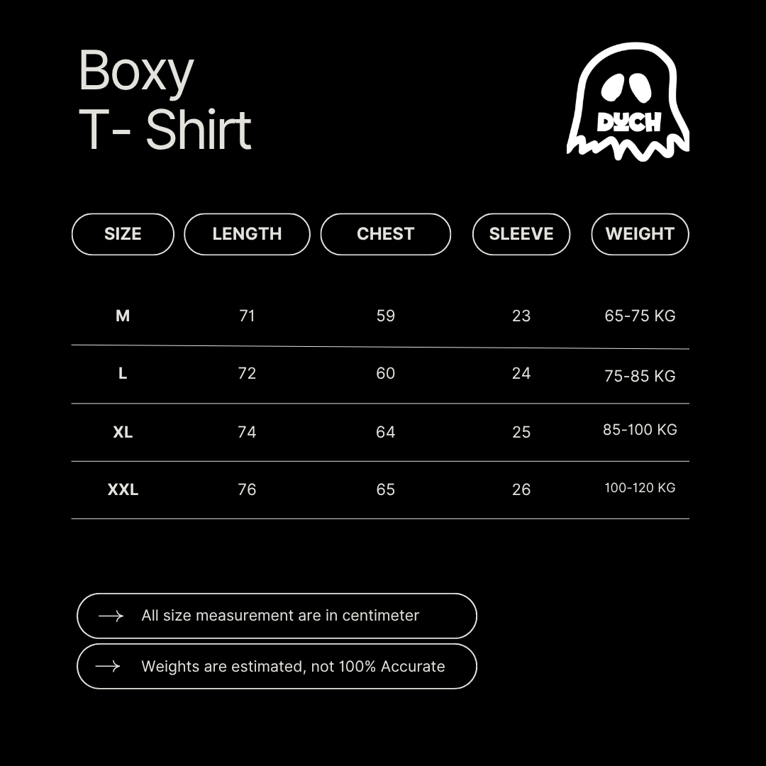 Black Boxy-TShirt