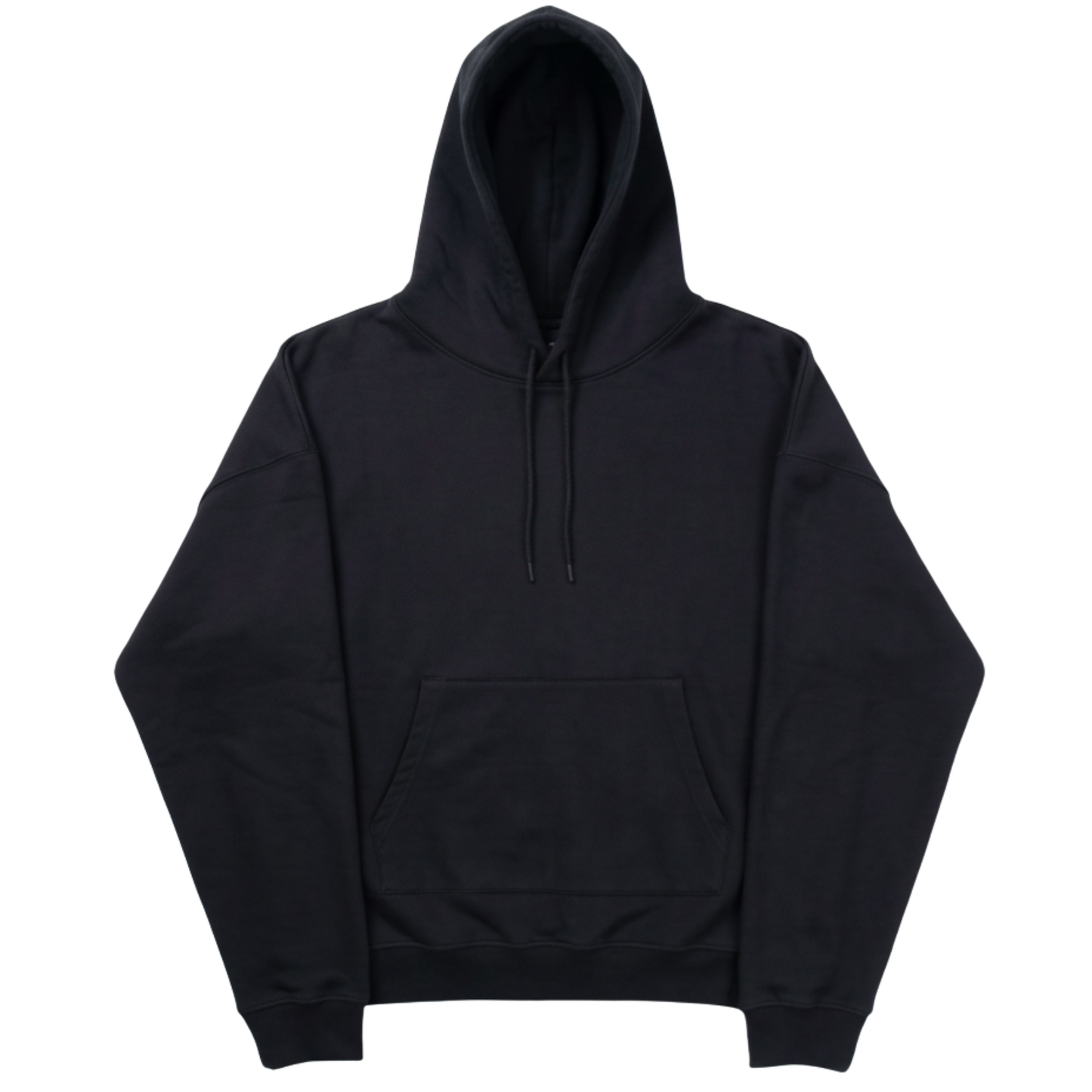 BLACK OVER-SIZED HOODIE