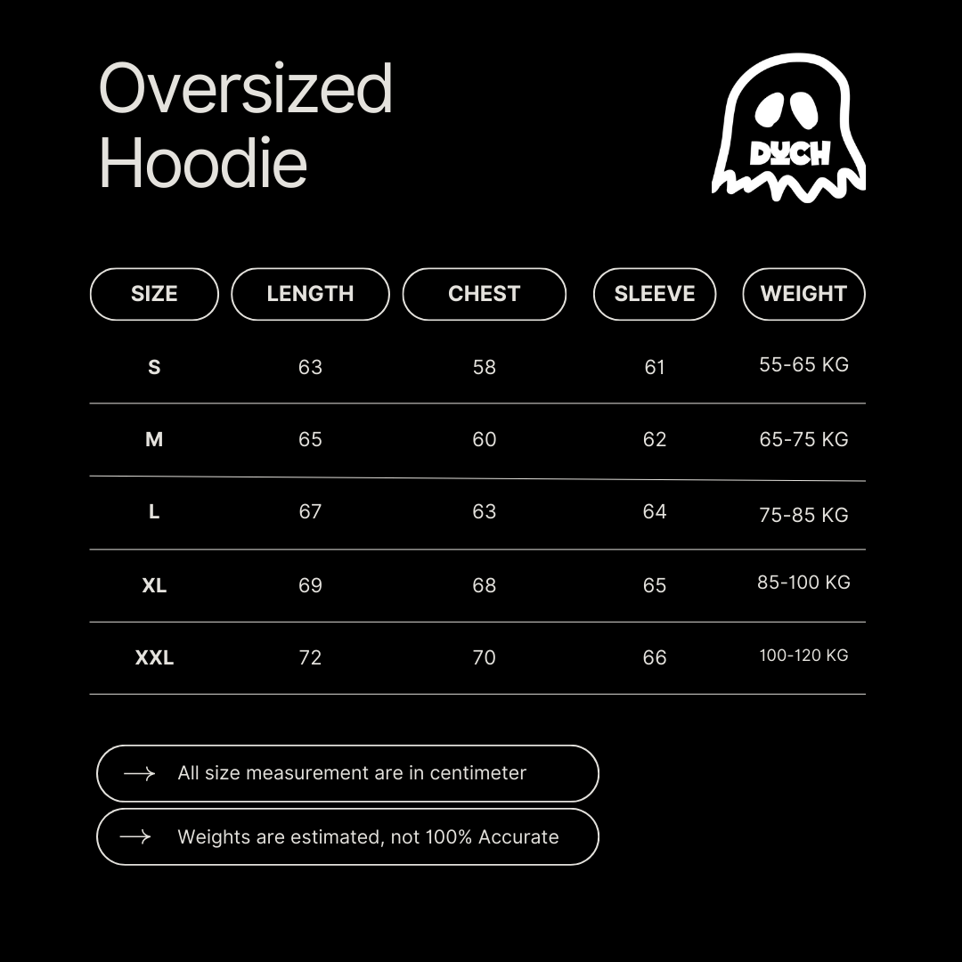 BLACK OVER-SIZED HOODIE