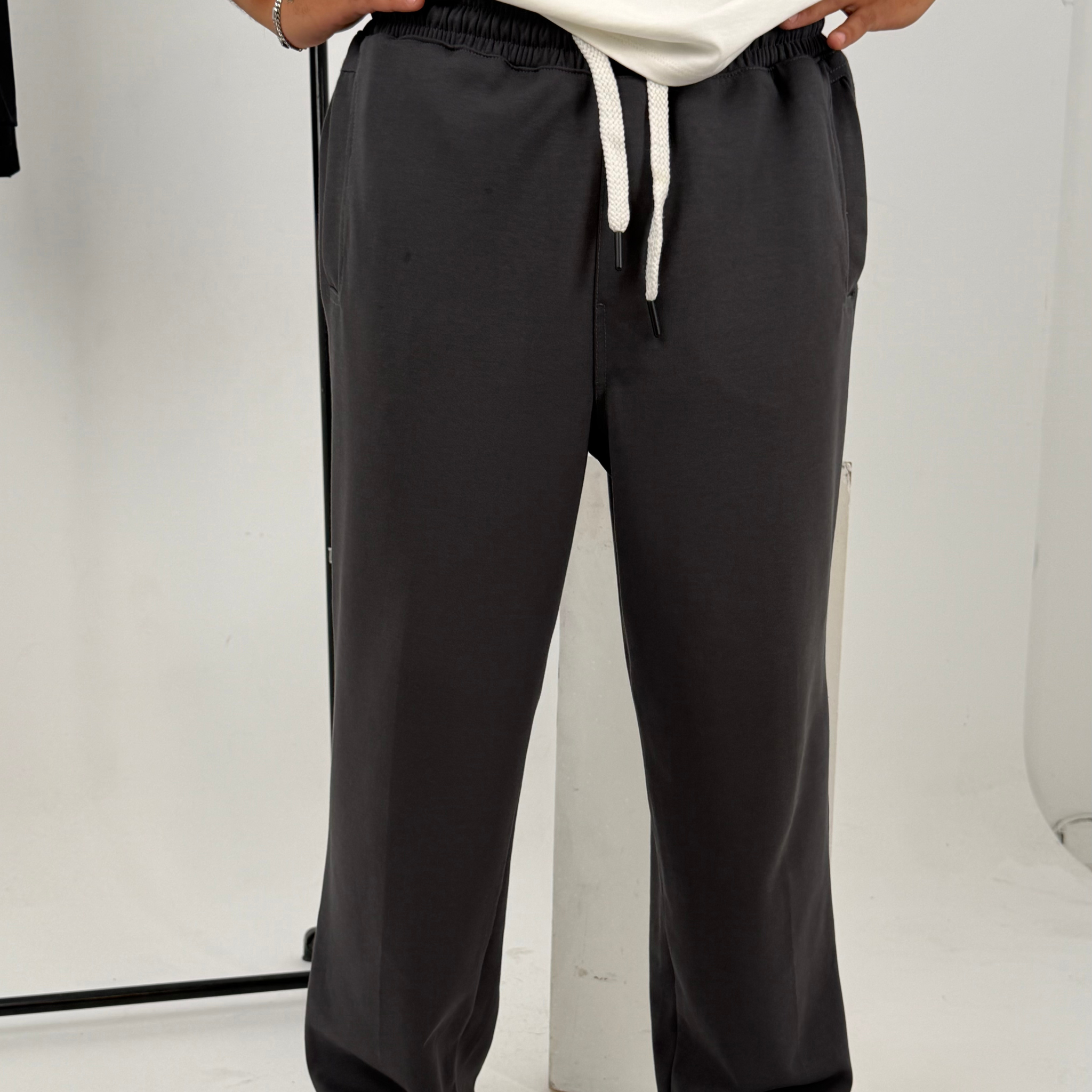 Dark Grey Baggy Sweatpants