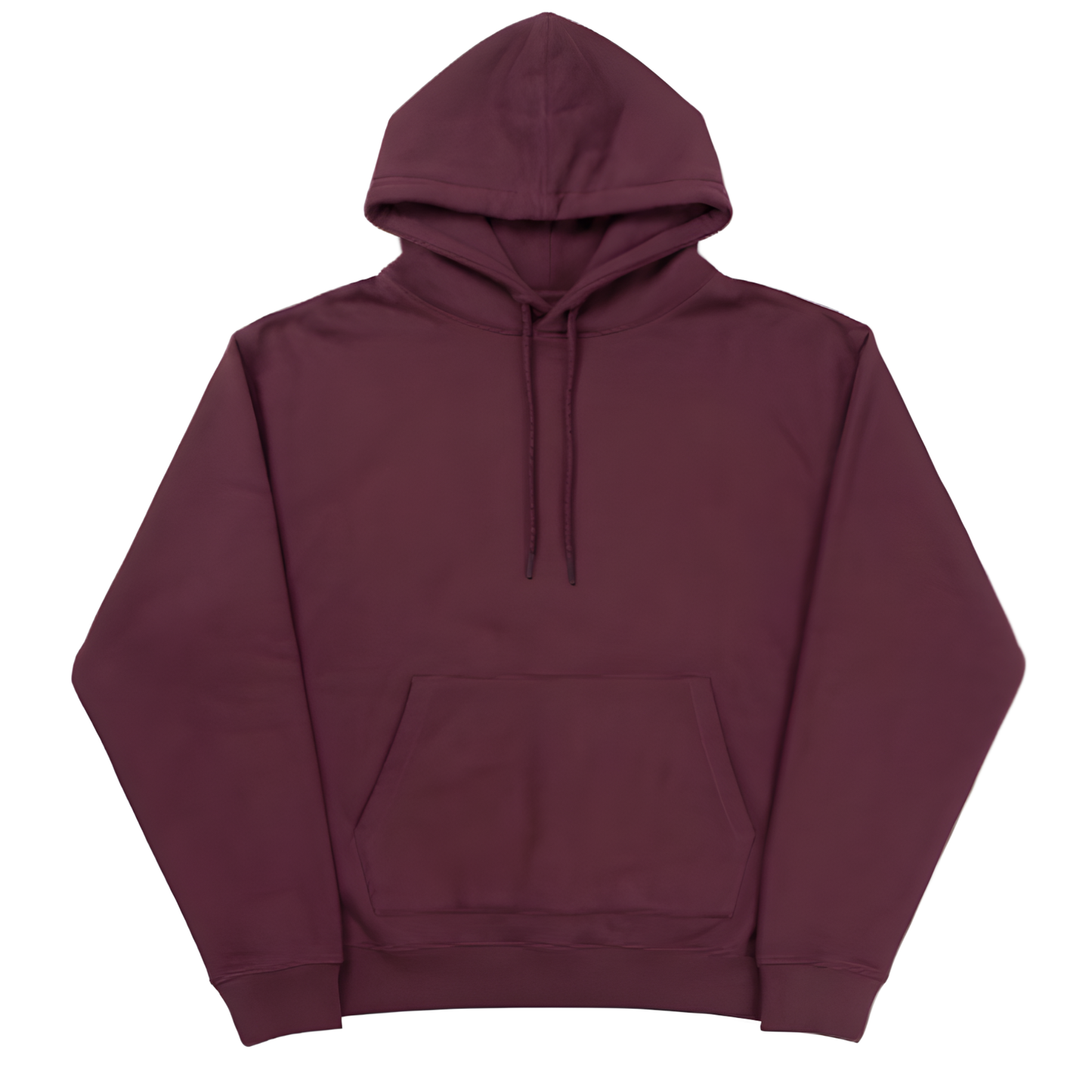 BURGUNDY OVER-SIZED HOODIE