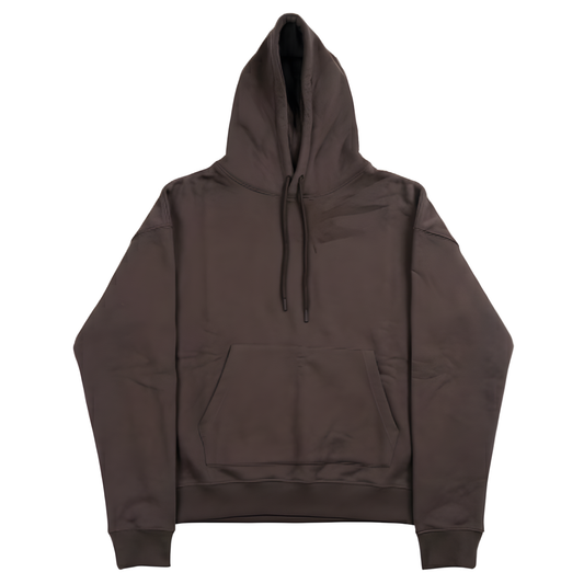 DARK BROWN OVER-SIZED HOODIE