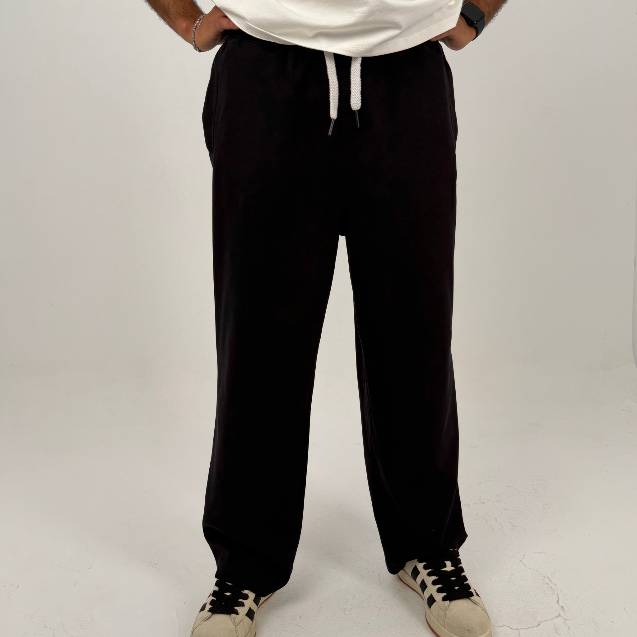 Black Baggy Sweatpants