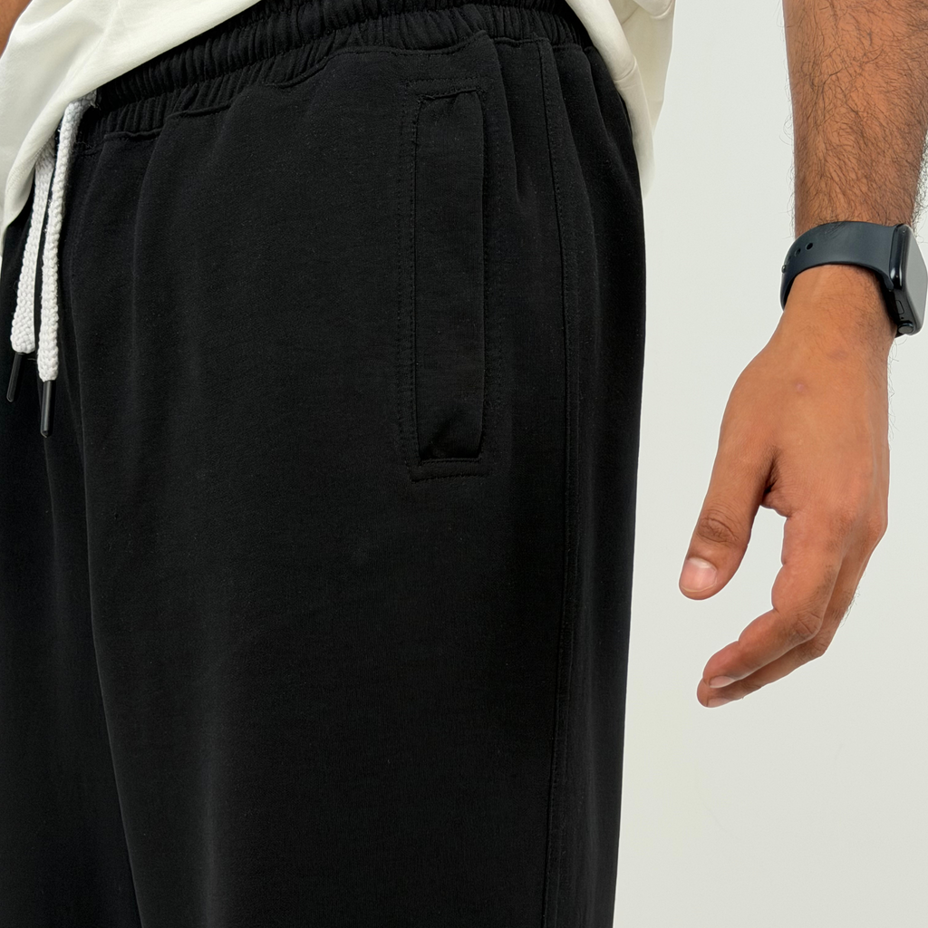 Black Baggy Sweatpants