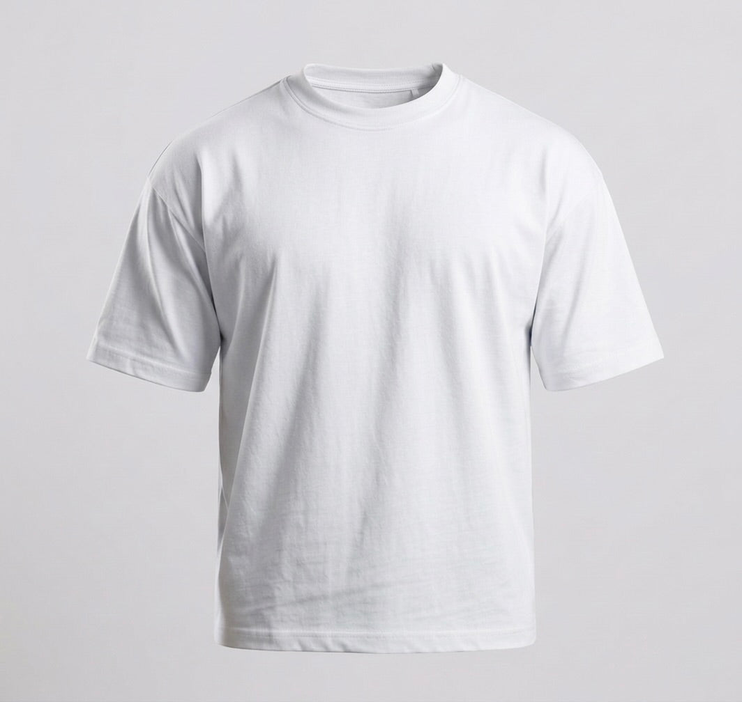 White Boxy-TShirt
