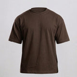 Dark Brown Boxy-TShirt