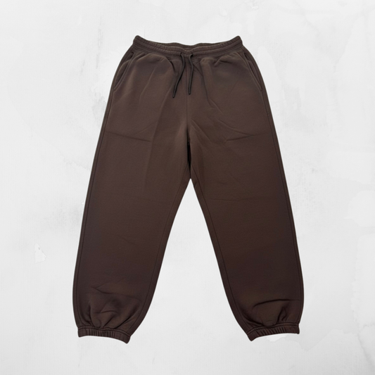 Dark Brown Cuffed Sweatpants
