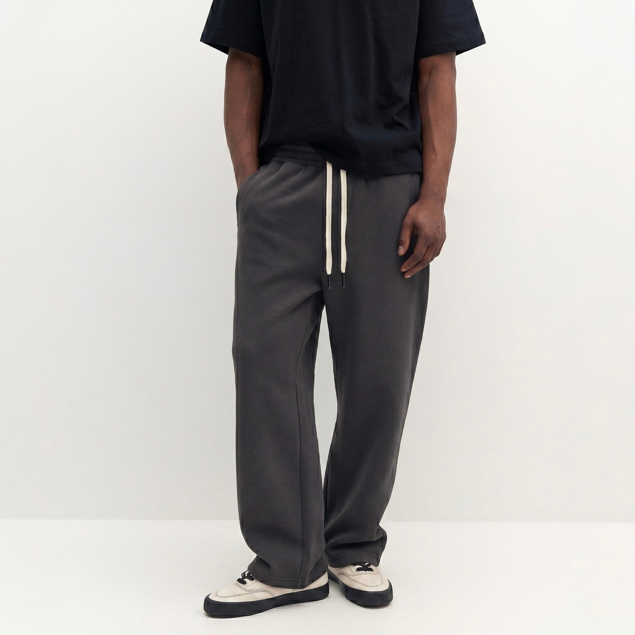 Dark Grey Baggy Sweatpants