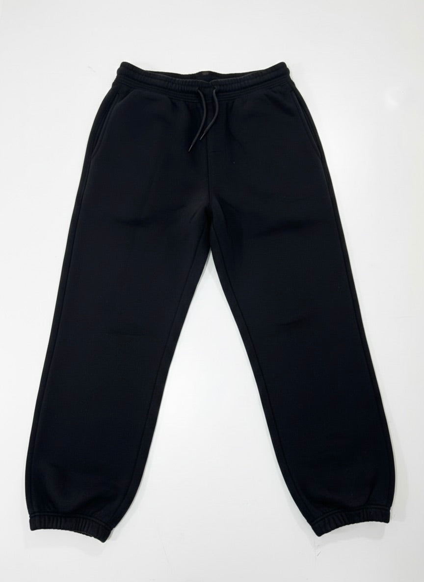 Black Cuffed Sweatpants