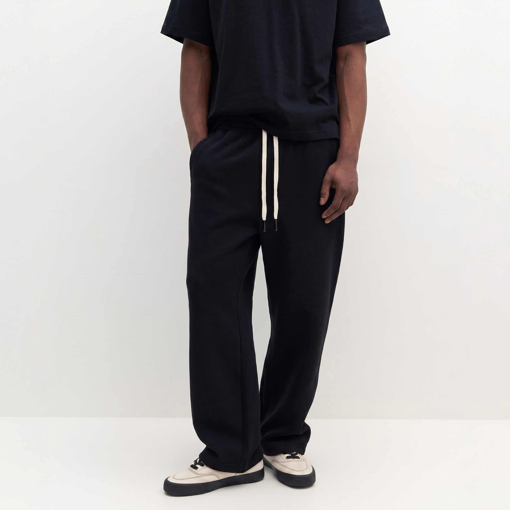 Black Baggy Sweatpants