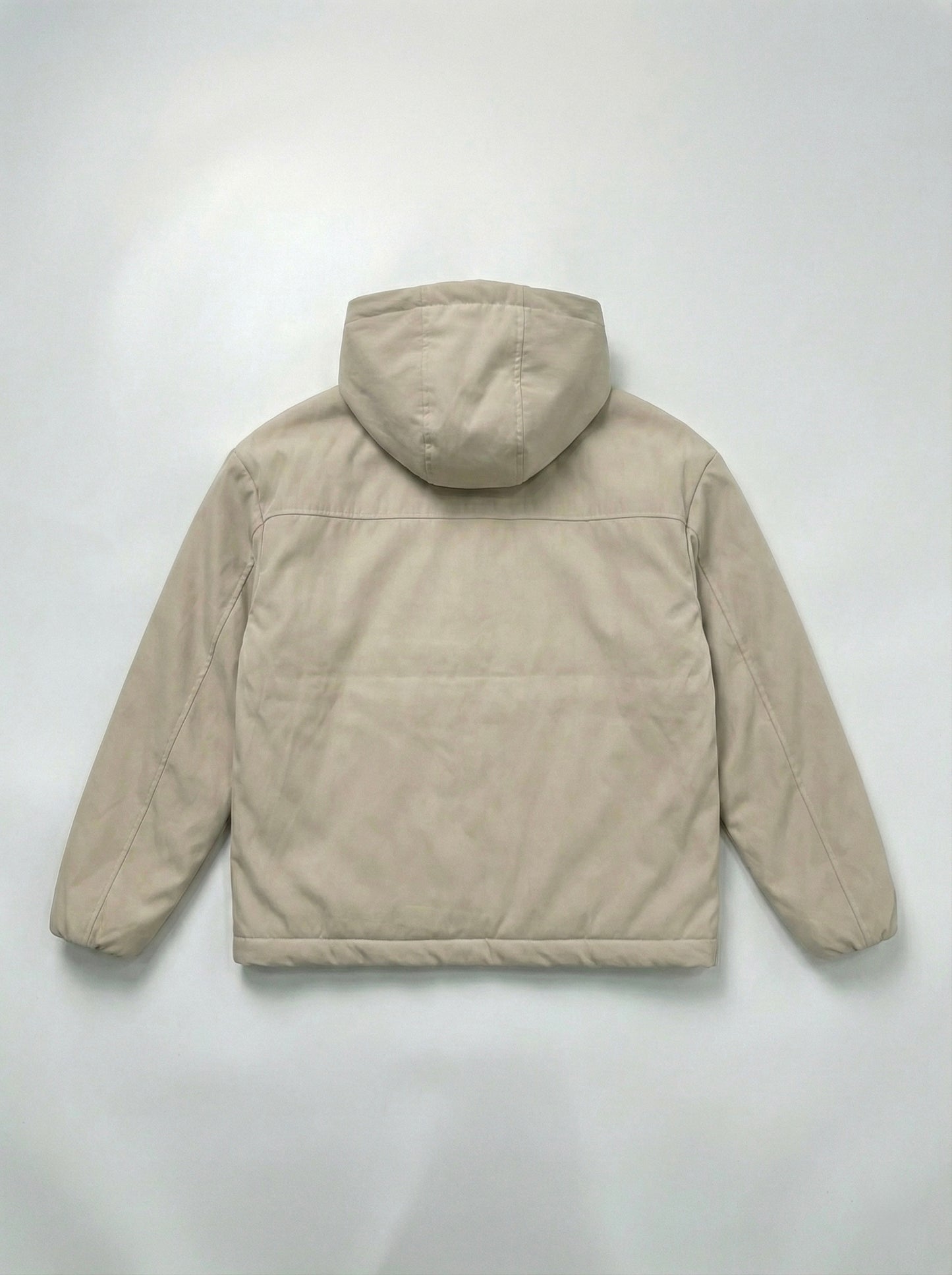 Beige Waterproof Rain Jacket
