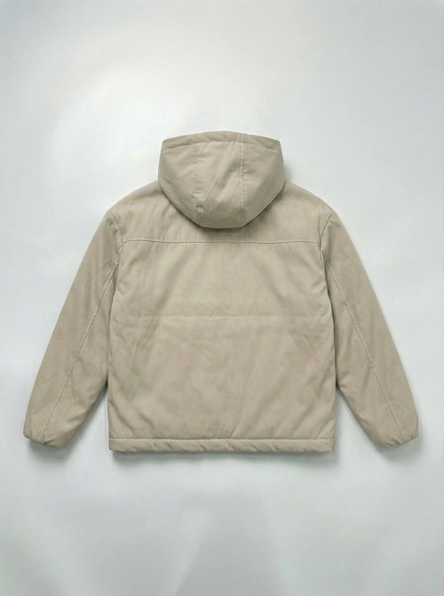 Beige Waterproof Rain Jacket