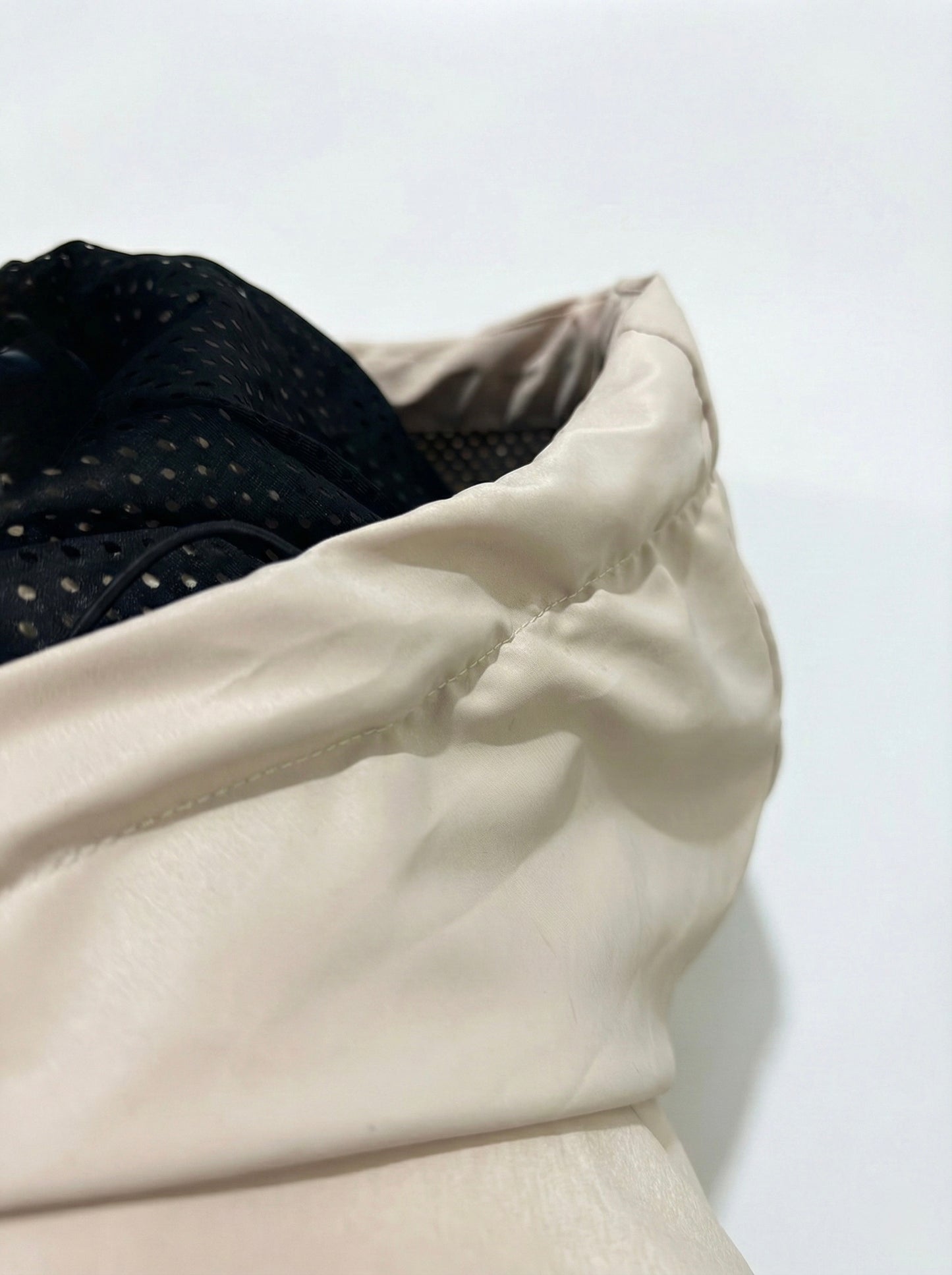 Beige Waterproof Rain Jacket