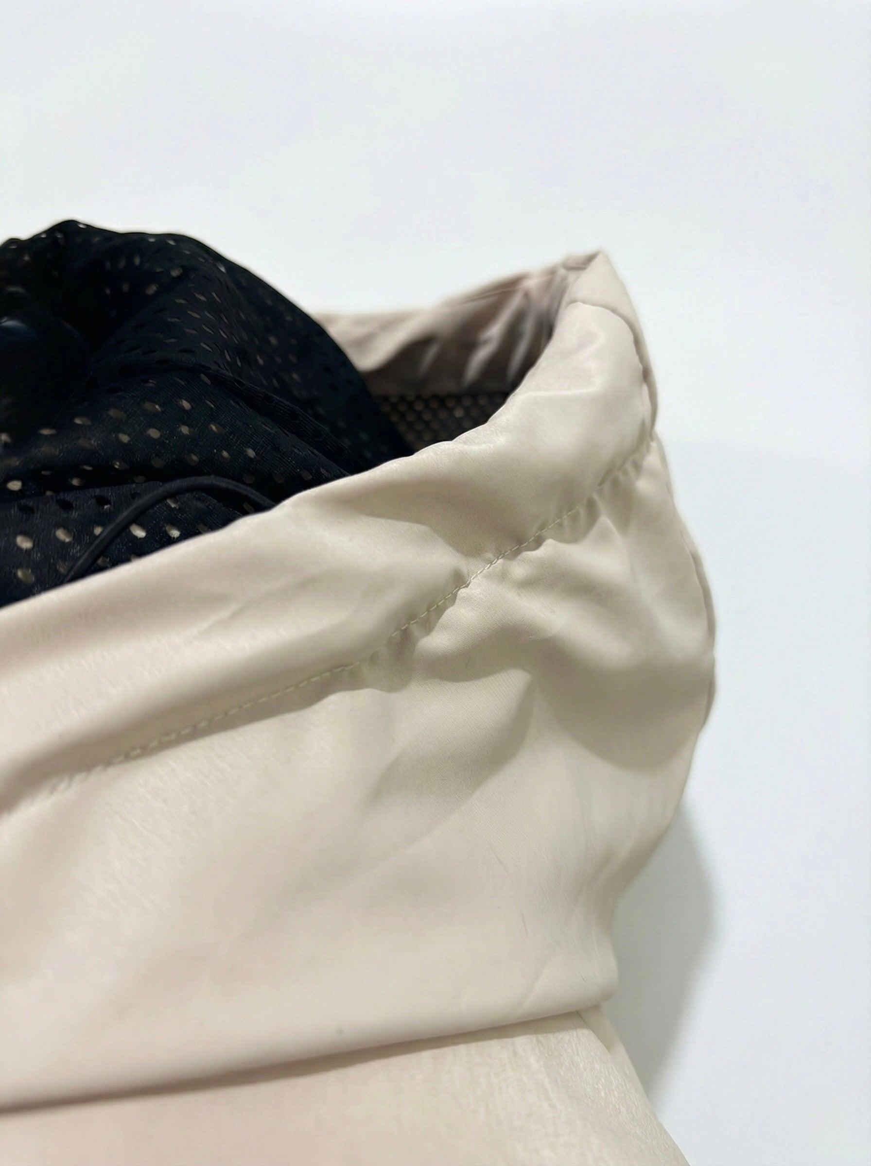 Beige Waterproof Rain Jacket