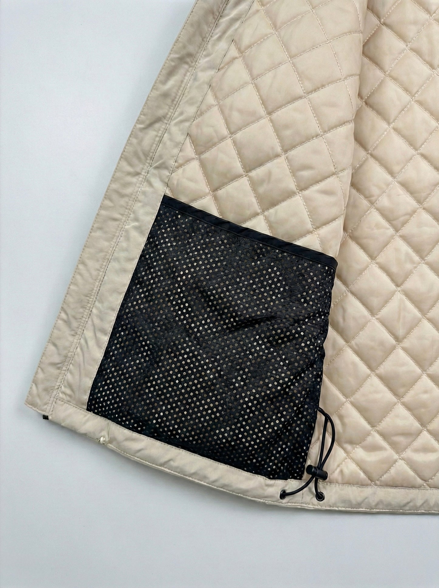 Beige Waterproof Rain Jacket