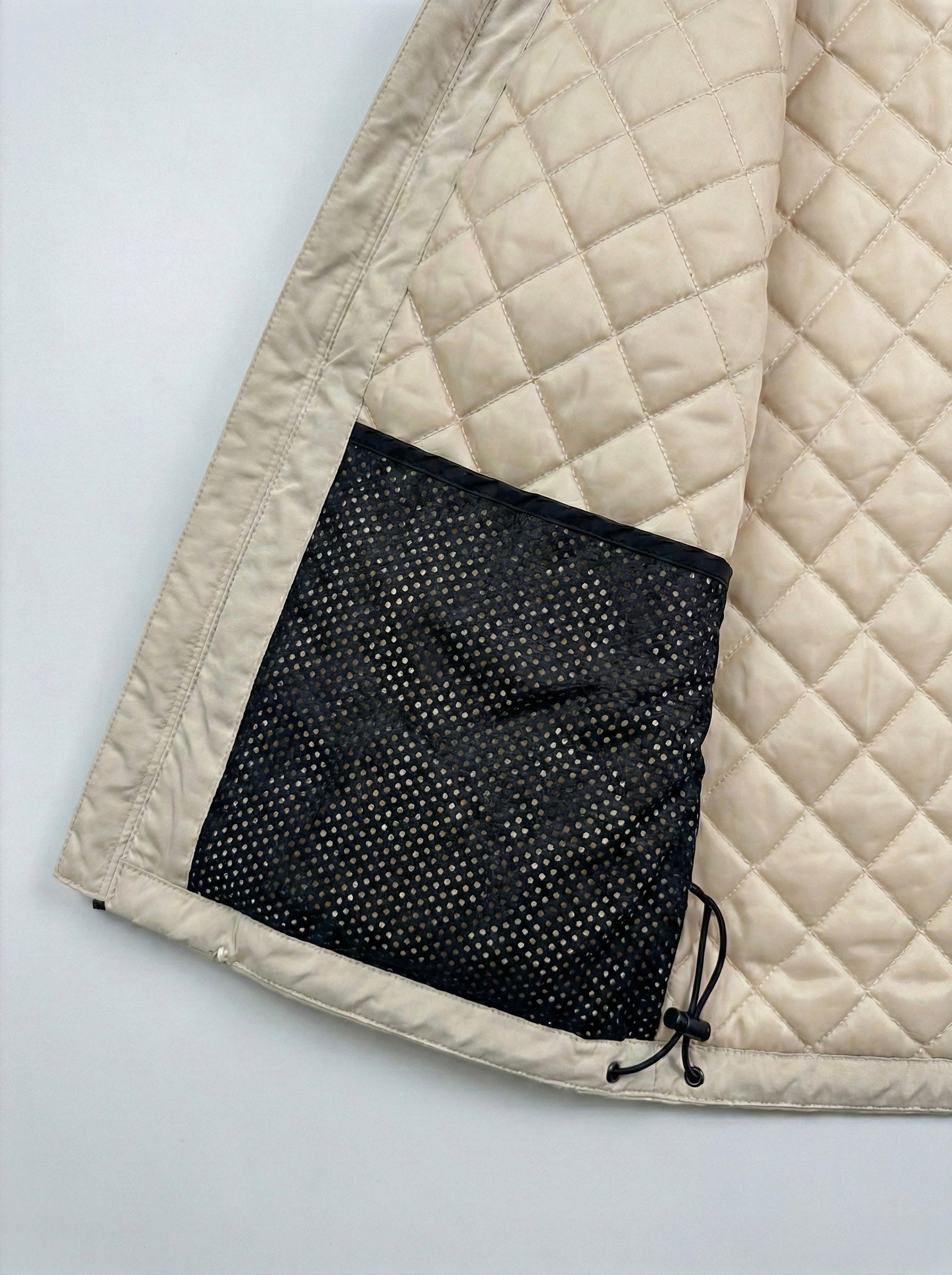 Beige Waterproof Rain Jacket