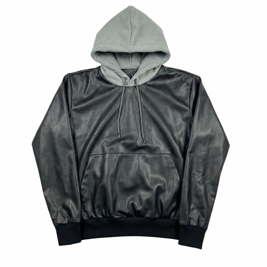 Leather Hoodie
