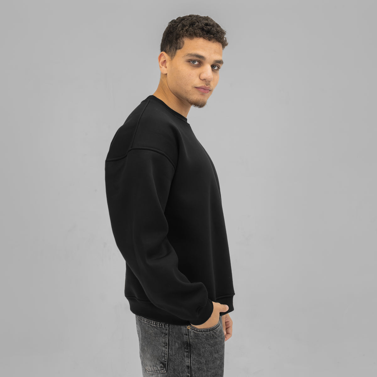 Black Crewneck Sweater