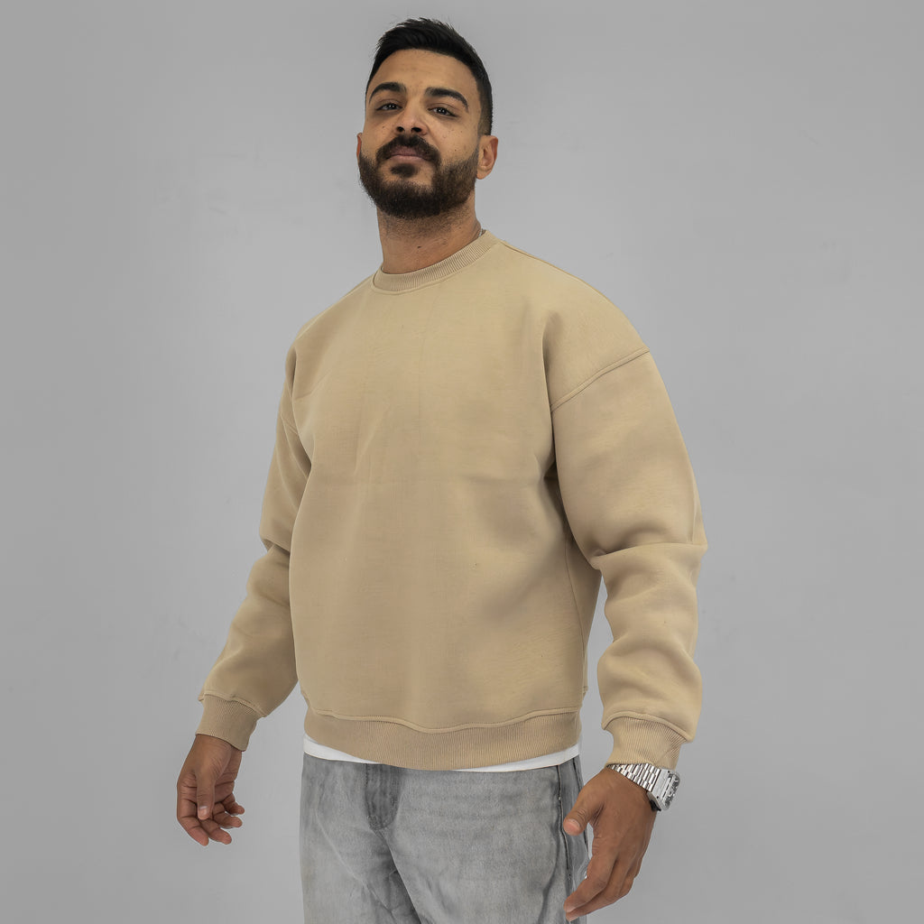 Beige Crewneck Sweater