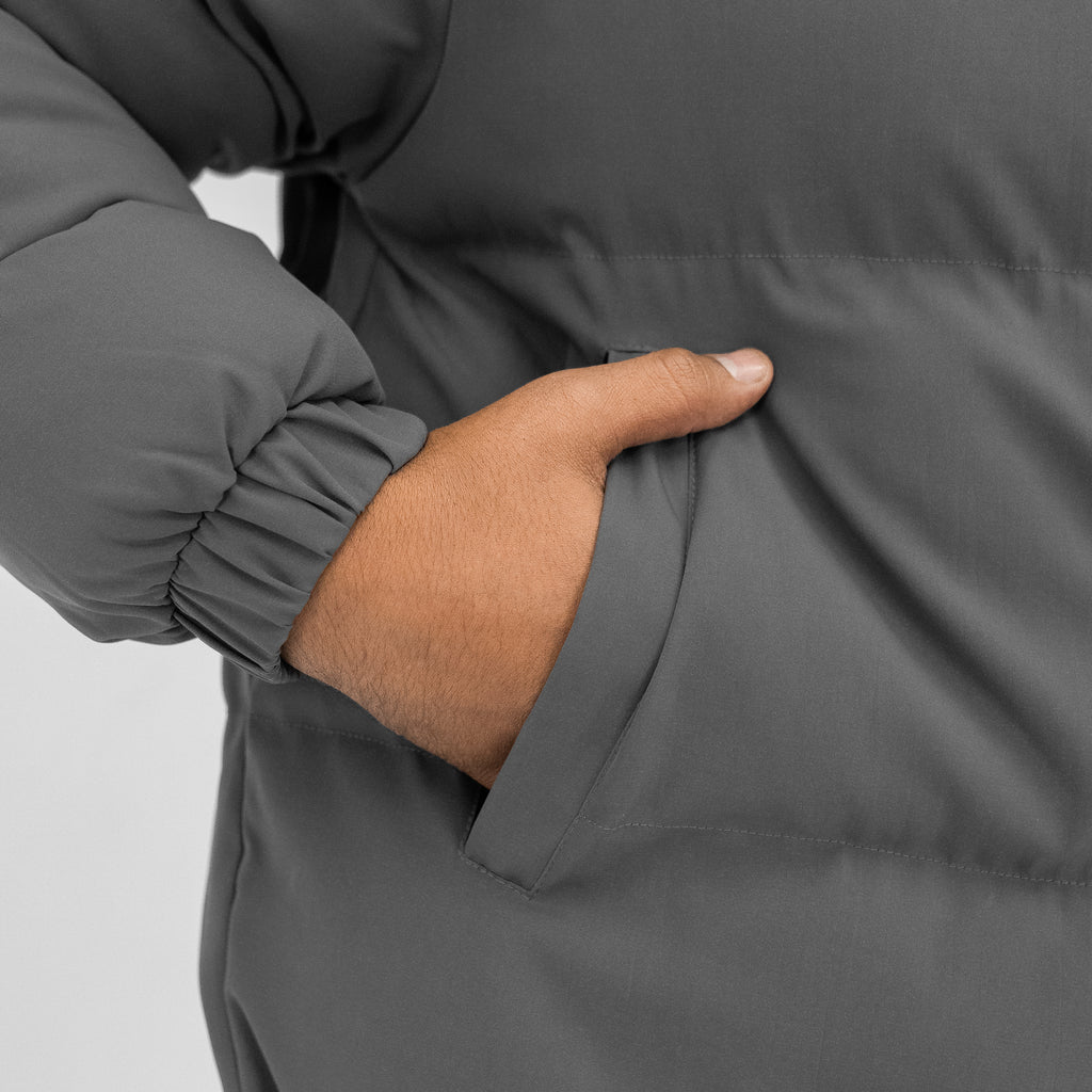 Grey Puffer Jacket