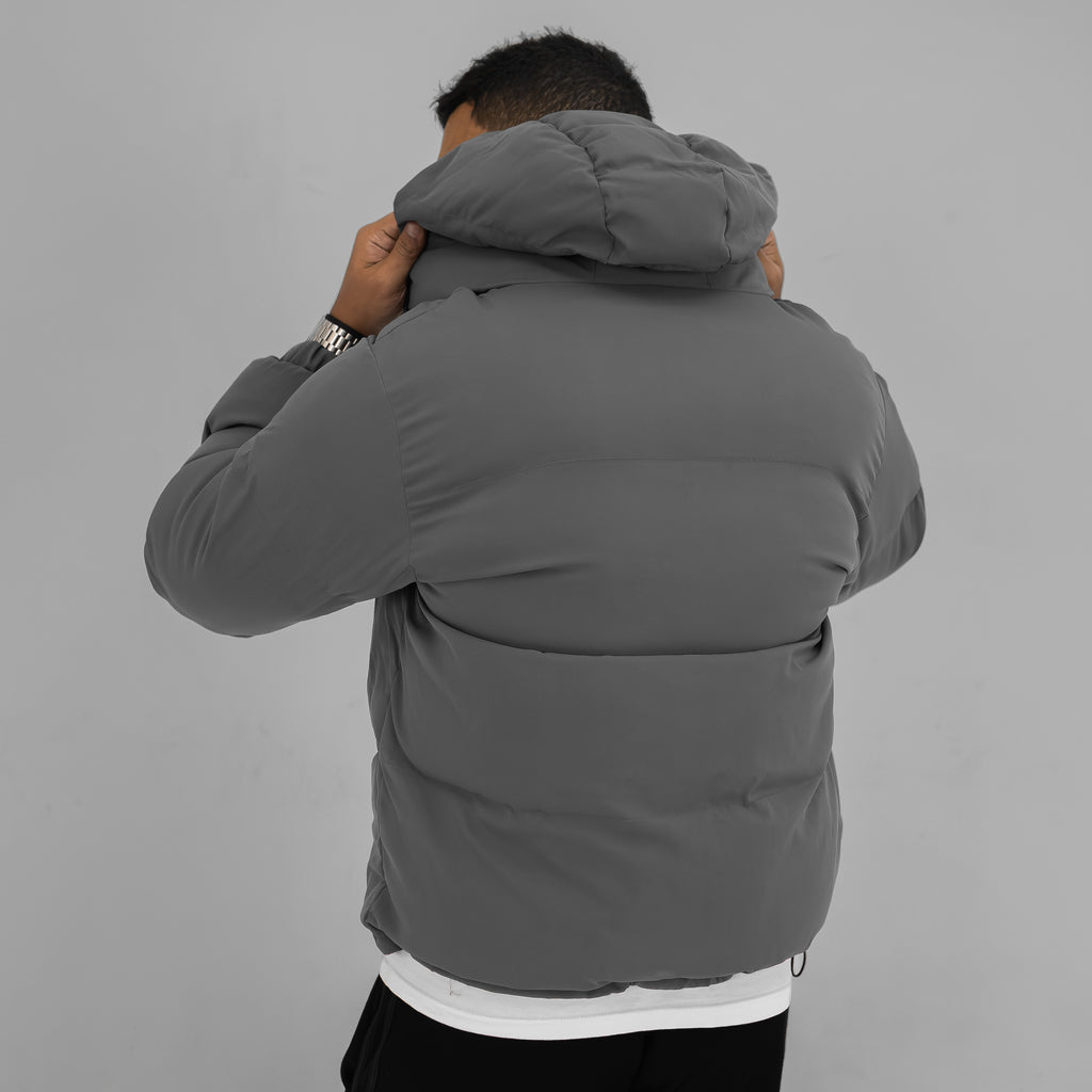 Grey Puffer Jacket