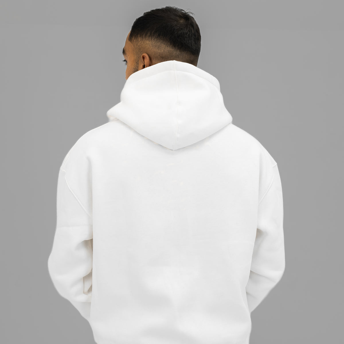 OFF-WHITE OVER-SIZED HOODIE