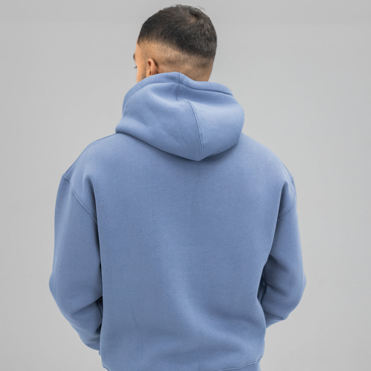 LIGHT-BLUE OVER-SIZED HOODIE