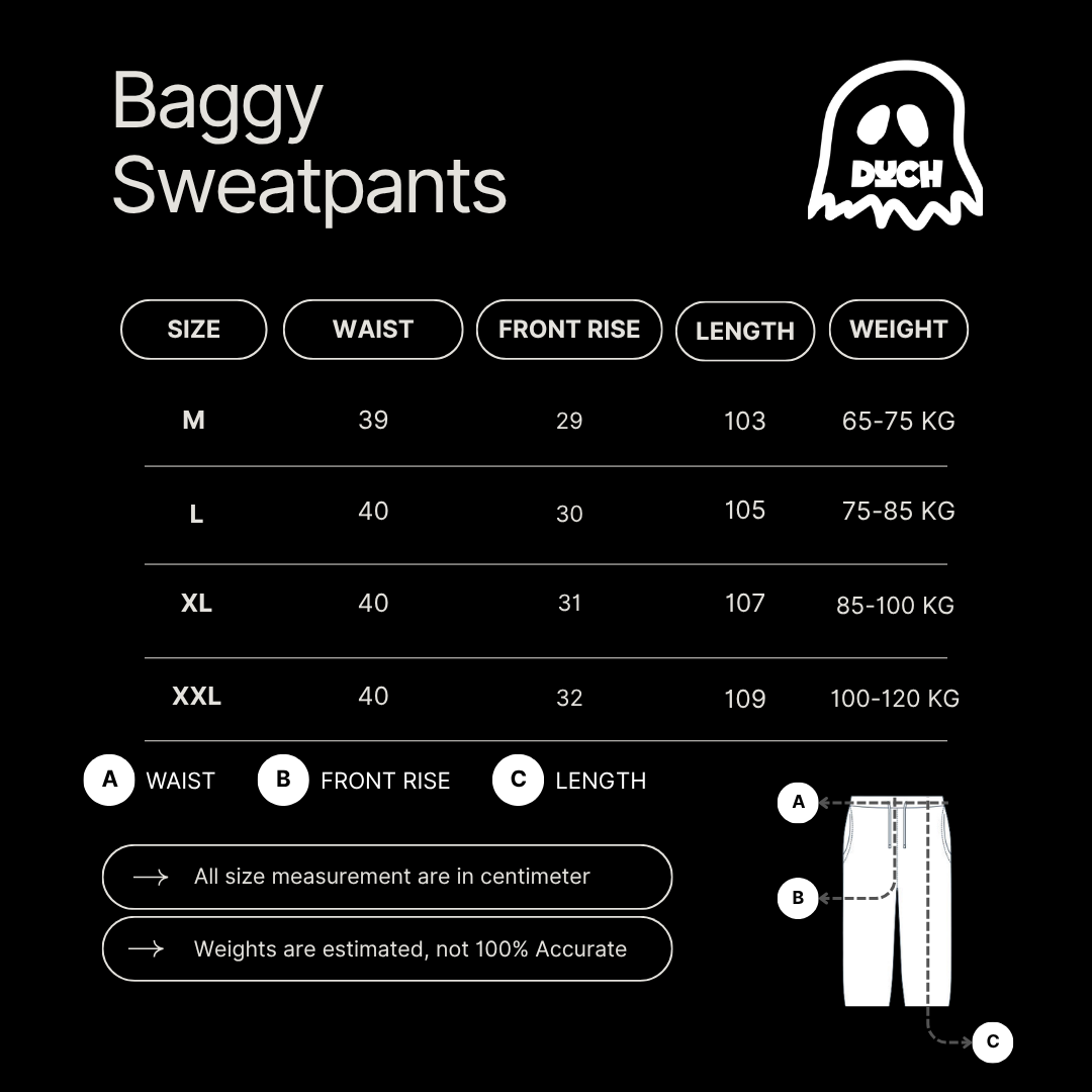 Dark Grey Baggy Sweatpants