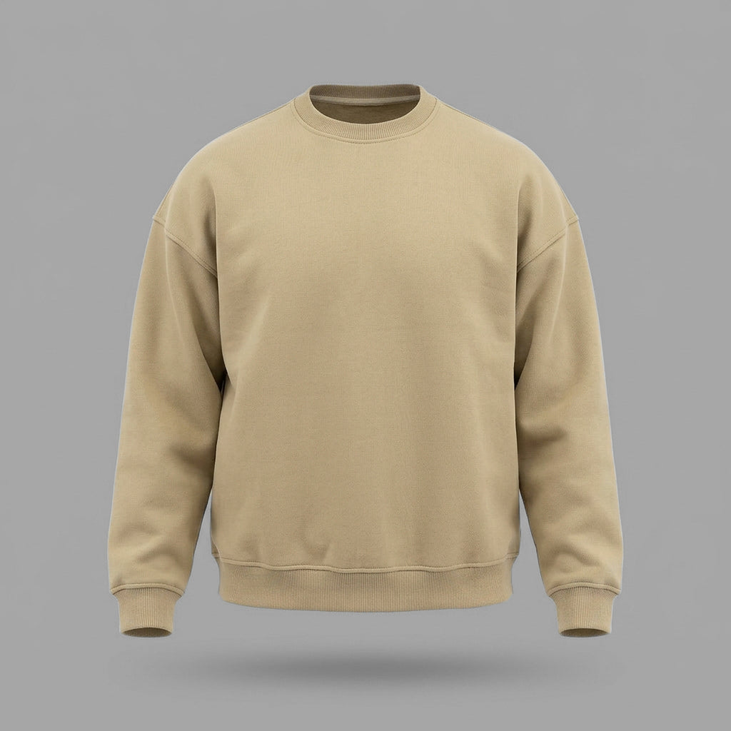 Beige Crewneck Sweater