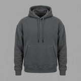DARK-GREY OVER-SIZED HOODIE