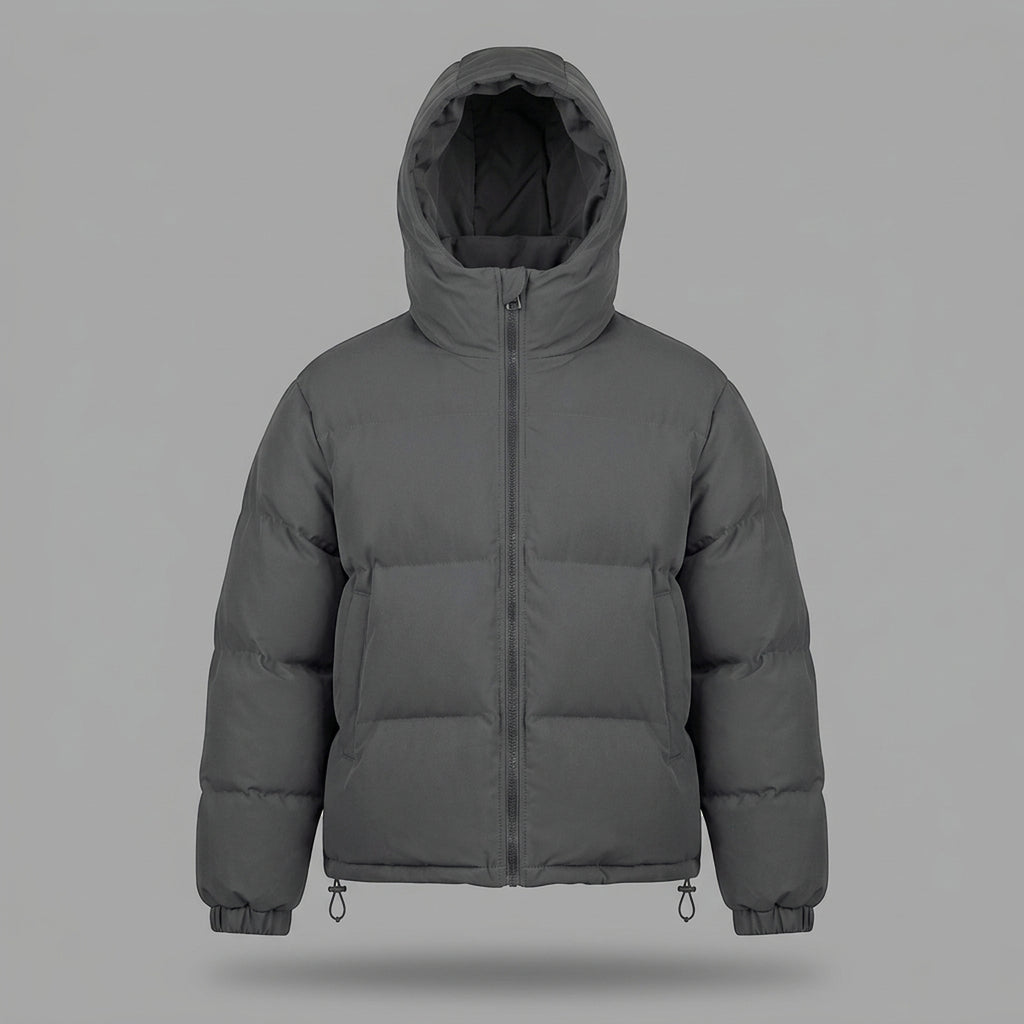 Grey Puffer Jacket