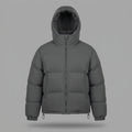 Grey Puffer Jacket
